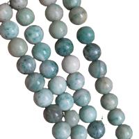 Perle en Jade de Qinghai, jade du Qinghai, Rond, poli, durable & DIY & normes différentes pour le choix, vert, Vendu par brin