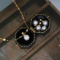 Titanstahl Ohrstecker, mit Kunststoff Perlen, Modeschmuck & verschiedene Stile für Wahl, keine, 4mmuff0c 8mm   41+5cm, verkauft von Paar