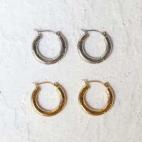 Titanium Steel Huggie Hoop Earring, fashion jewelry 2.2CM 