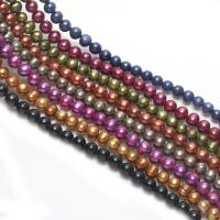 Round Cultured Freshwater Pearl Beads, polished, DIY 9-10mm 