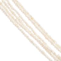 Potato Cultured Freshwater Pearl Beads, irregular, polished, DIY, white, 2-3mm 