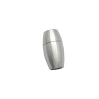 Runder Edelstahl Magnetverschluss, poliert, 10.5x18.5x6mm, verkauft von PC