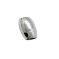 Round Stainless Steel Magnetic Clasp, polished 