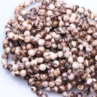 Mexikanischer Achat Perle, rund, poliert, DIY & verschiedene Größen vorhanden, verkauft von Strang