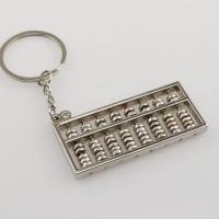 Zinc Alloy Key Clasp, fashion jewelry & Unisex, silver color 