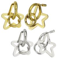 Stainless Steel Stud Earring, Star, fashion jewelry & for woman 
