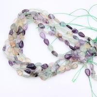 Fluorite Beads, Colorful Fluorite, Leaf, polished, DIY, multi-colored 
