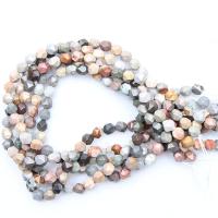 Landschafts-Jaspis Perlen, Bild Jaspis, poliert, DIY & verschiedene Größen vorhanden & facettierte, verkauft von Strang