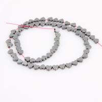 Non Magnetic Hematite Beads, Heart, plated, DIY, 6mm 