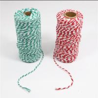 Cordón de algodón, Sostenible & Respirable, más colores para la opción, 2mm, 100m/Carrete, Vendido por Carrete
