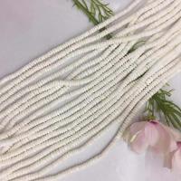 Trumpet Shell Beads, Abacus, DIY white 