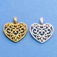 Zinc Alloy Heart Pendants, fashion jewelry & DIY 