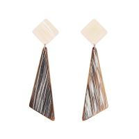 Acrylic Drop Earring, plated, fashion jewelry & for woman 