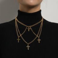 Fashion Multi Layer Necklace, Zinc Alloy, plated, fashion jewelry 