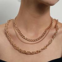 Fashion Multi Layer Necklace, Iron, plated, fashion jewelry 