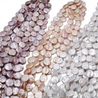 Coin Cultured Freshwater Pearl Beads, Flat Round, DIY 17-18mm 