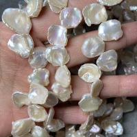 Keshi Cultured Freshwater Pearl Beads, irregular, DIY, white, 13-14mm 