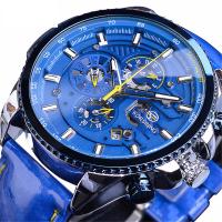 Men Wrist Watch, Zinc Alloy, with Leather & Stainless Steel, Chinese movement, plated, fashion jewelry & for man 