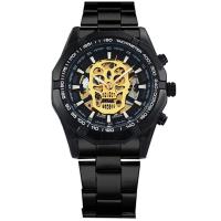 WINNER ® Jewelry Watch, Zinc Alloy, with Stainless Steel, Chinese movement, plated, fashion jewelry & for man 