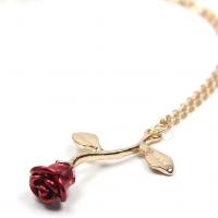 Zinc Alloy Necklace, plated, fashion jewelry, gold 
