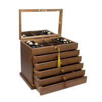 Multifunctional Jewelry Box, Pine, durable & multilayer 
