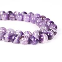 Natürliche Amethyst Perlen, Modeschmuck & DIY & verschiedene Größen vorhanden, violett, verkauft von Strang