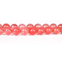 Perle en Quartz cerise, rouge de cerise, bijoux de mode & DIY & normes différentes pour le choix, rouge, Vendu par brin