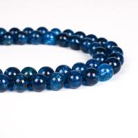 Knistern Quarz Perlen, Modeschmuck & DIY & verschiedene Größen vorhanden, blau, verkauft von Strang