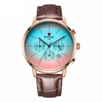 Reward® Watch Collection, Zinc Alloy, with Stainless Steel, Chinese movement, plated, fashion jewelry & waterproof 