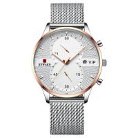 Reward® Watch Collection, Zinc Alloy, with Stainless Steel, Chinese movement, plated, fashion jewelry & waterproof 