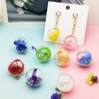 Glass Zinc Alloy Pendants, with Rhinestone & Zinc Alloy, Round, gold color plated, DIY 