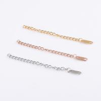 Stainless Steel Extender Chain, fashion jewelry & DIY 6cm 