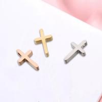 Colgantes de Cruces de acero inoxidable, Joyería & Bricolaje, más colores para la opción, Vendido por UD
