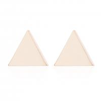 Stainless Steel Stud Earring, Triangle, fashion jewelry & for woman 6mm 