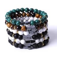 Gemstone Bracelets, Lava, fashion jewelry & Unisex 8mm 