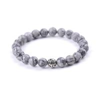 Gemstone Bracelets, Agate, fashion jewelry & Unisex 5mm 