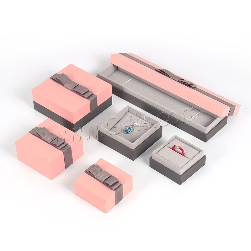 Caja Joyería de Múltiples Funciones , Papel, con Pana, diverso tamaño para la opción, más colores para la opción, Vendido por UD
