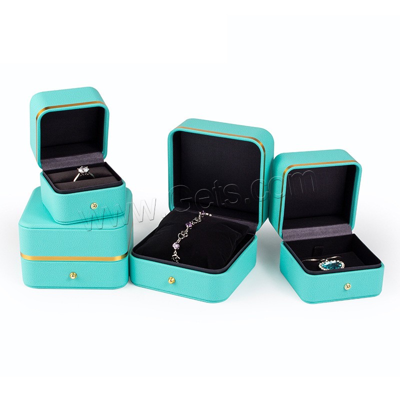 Multifunctional Jewelry Box, PU Leather, with Velveteen, different size for choice, more colors for choice, Sold By PC