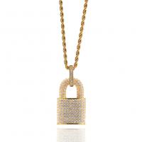 Cubic Zircon Micro Pave Brass Necklace, fashion jewelry & Unisex & with cubic zirconia .62 Inch 
