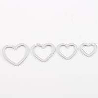 Stainless Steel Heart Pendants, durable & DIY & hollow 