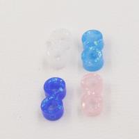 Imitation Gemstone Resin Beads, with Artificial Opal, fashion jewelry & DIY 3.2mm 