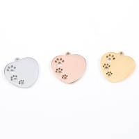 Stainless Steel Heart Pendants, plated, DIY & hollow Approx 1.7mm 