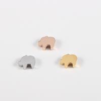 Stainless Steel Beads, Elephant, plated, DIY Approx 2mm 