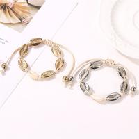 Fashion Zinc Alloy Bracelets, with Shell, Adjustable & fashion jewelry 