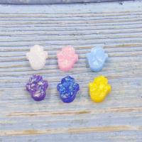 Cabujón de resina imitación de piedras preciosas, con Artificial+Opal, Joyería & Bricolaje, más colores para la opción, 12x14mm, Vendido por UD