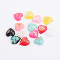 Cabujón de resina imitación de piedras preciosas, Corazón, Joyería & Bricolaje, más colores para la opción, 12mm, Vendido por UD