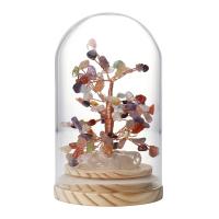 brass wire Rich Tree Decoration, with Quartz, for home and office 