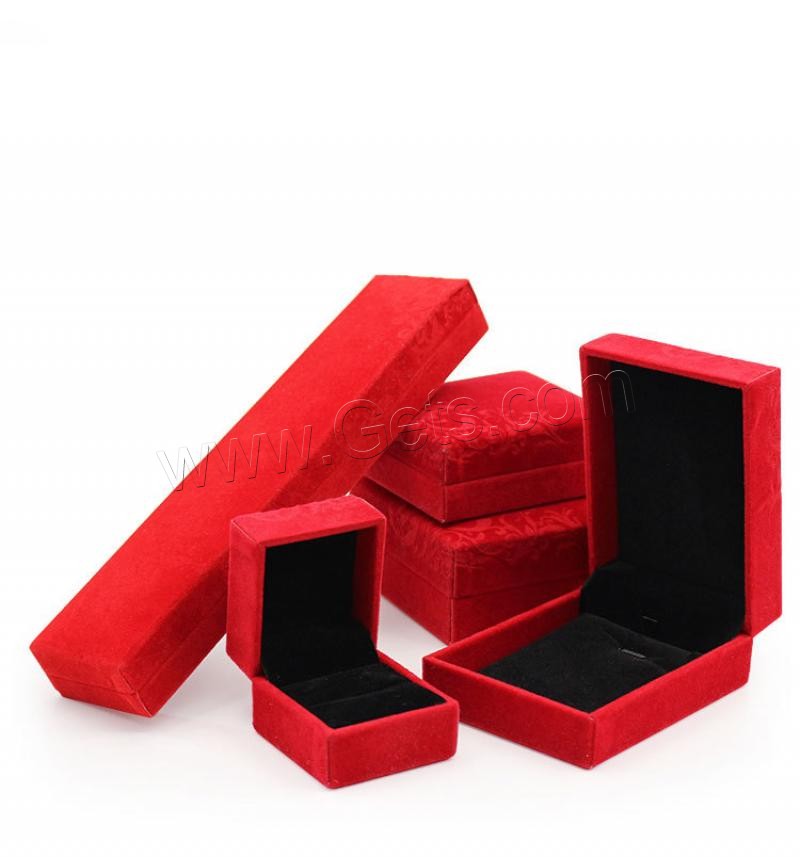 Caja Joyería de Múltiples Funciones , Pana, con plástico PVC, diverso tamaño para la opción, más colores para la opción, Vendido por UD
