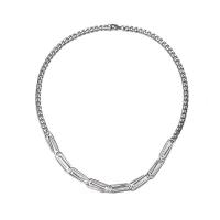 Titanium Steel Jewelry Necklace, Unisex Approx 19.68 Inch 