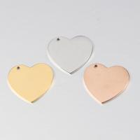 Stainless Steel Heart Pendants, DIY Approx 1.9mm 